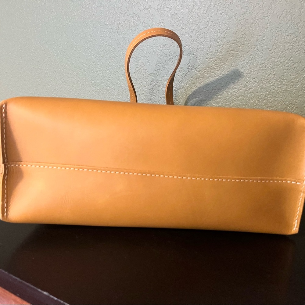 Portland Leather Goods Medium August Tote in Mango - Picture 4 of 8